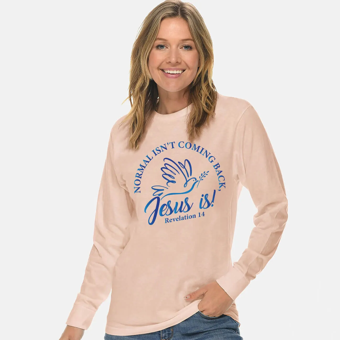 Normal Isn't Coming Back Jesus Is Unisex Long Sleeve T Shirt