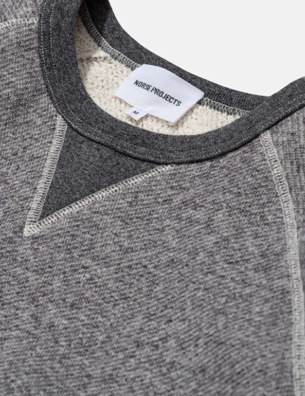 Norse Projects Kristian Sportswear Sweatshirt - Dark Grey Melange