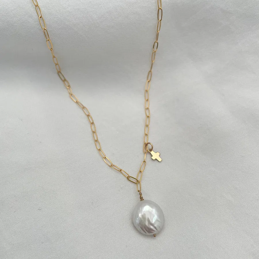 Perfect Pearl Drop Necklace