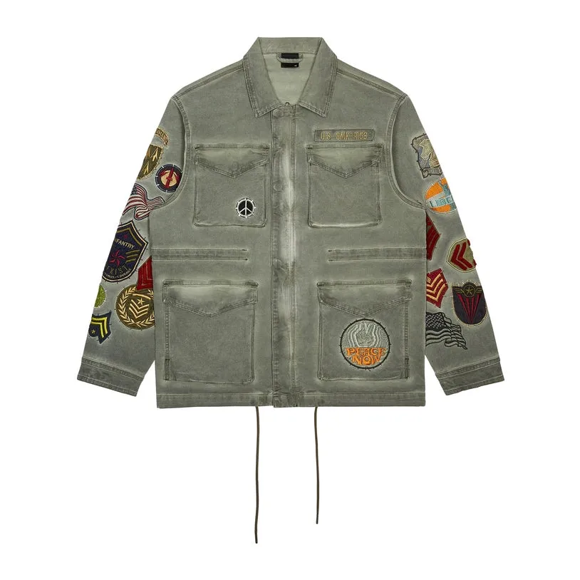 Pigment Dyed Twill M-65 Jacket - Vintage Army