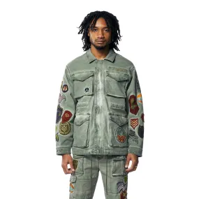 Pigment Dyed Twill M-65 Jacket - Vintage Army