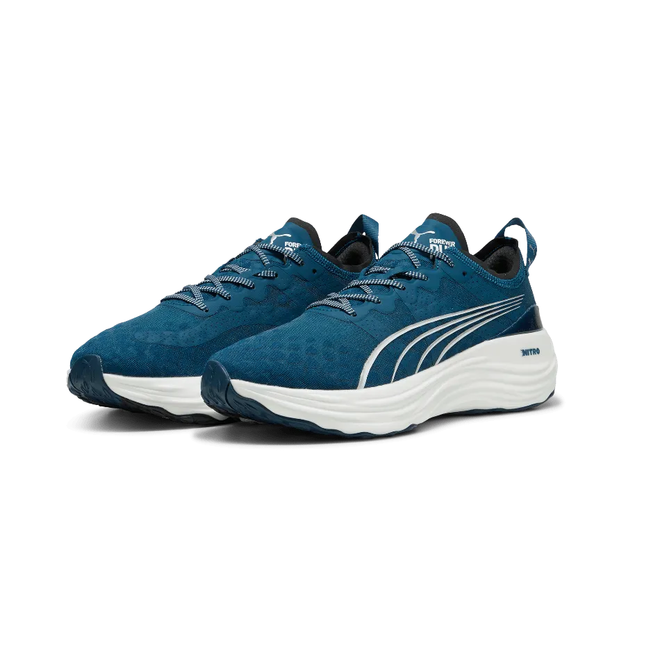 Puma ForeverRun Nitro Men's  Running Shoes SS24 Ocean Tropic-Puma White