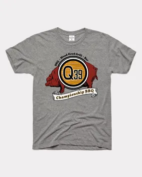 Q39 Wood-Fired Championship KC BBQ Vintage Grey T-Shirt