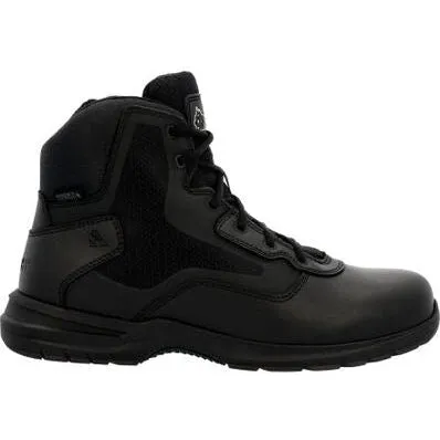 Rocky Men's Cadet 6" Side Zip Public Service Duty Boot -Black- RKD0104