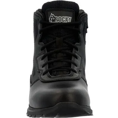 Rocky Men's Cadet 6" Side Zip Public Service Duty Boot -Black- RKD0104