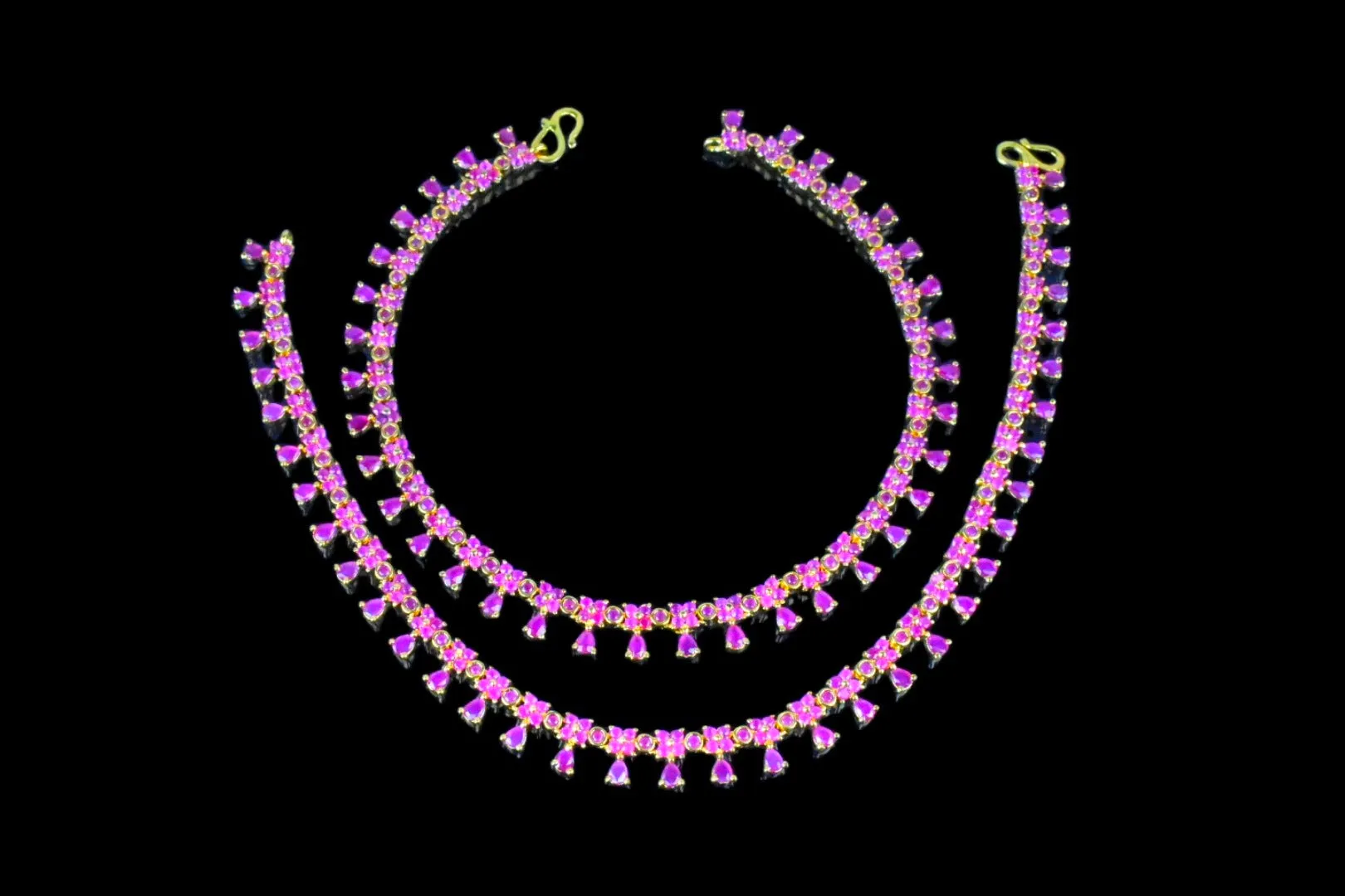 Ruby Anklet By Asp Fashion Jewellery