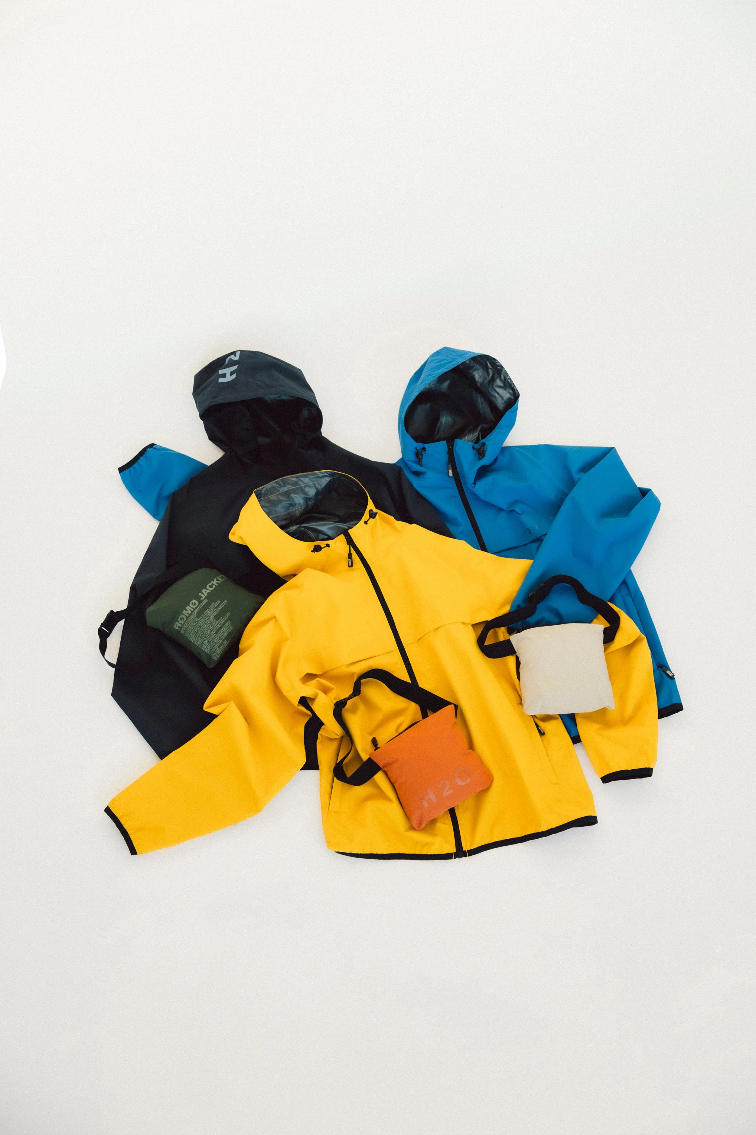 Rømø LW Packable Rain Jacket - Blue