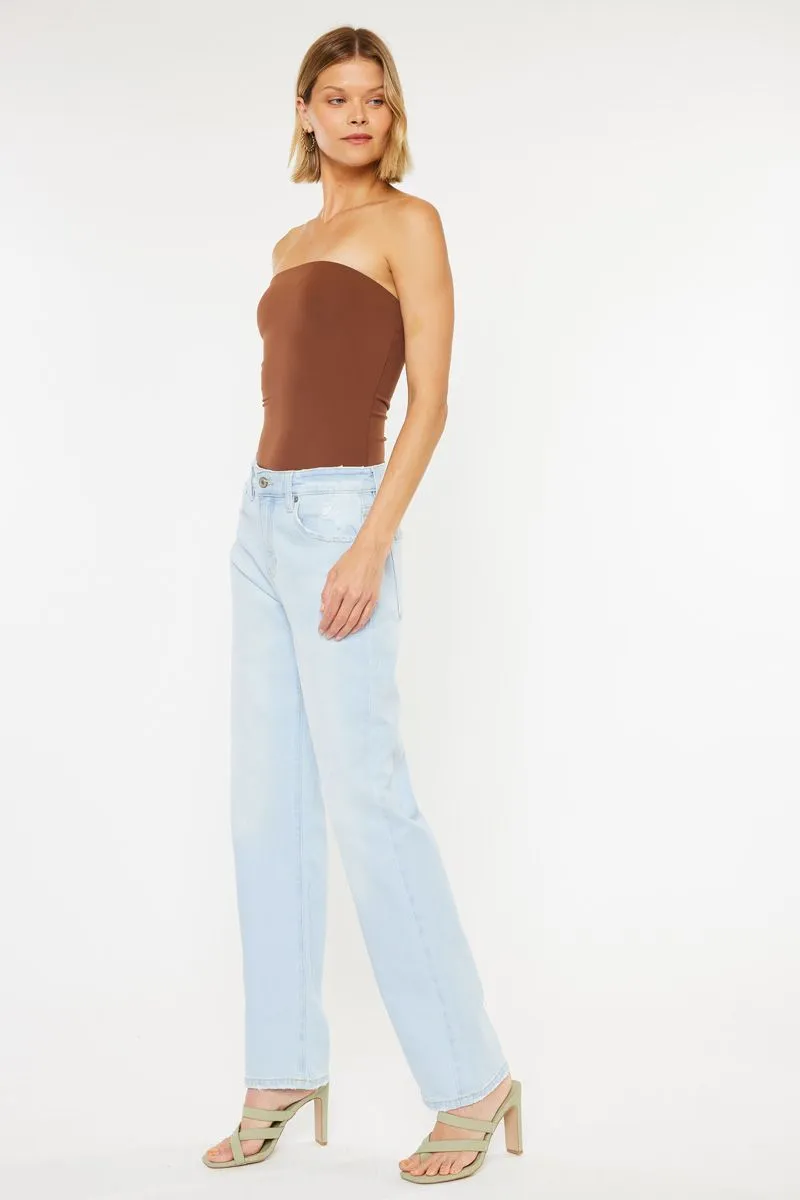 Sadie Mid Rise Baggy Jeans