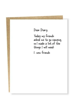 Sapling Press - New Friends Card