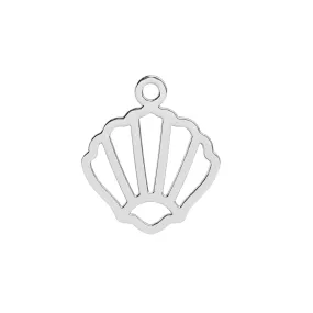 Seashell Charm | Sterling Silver