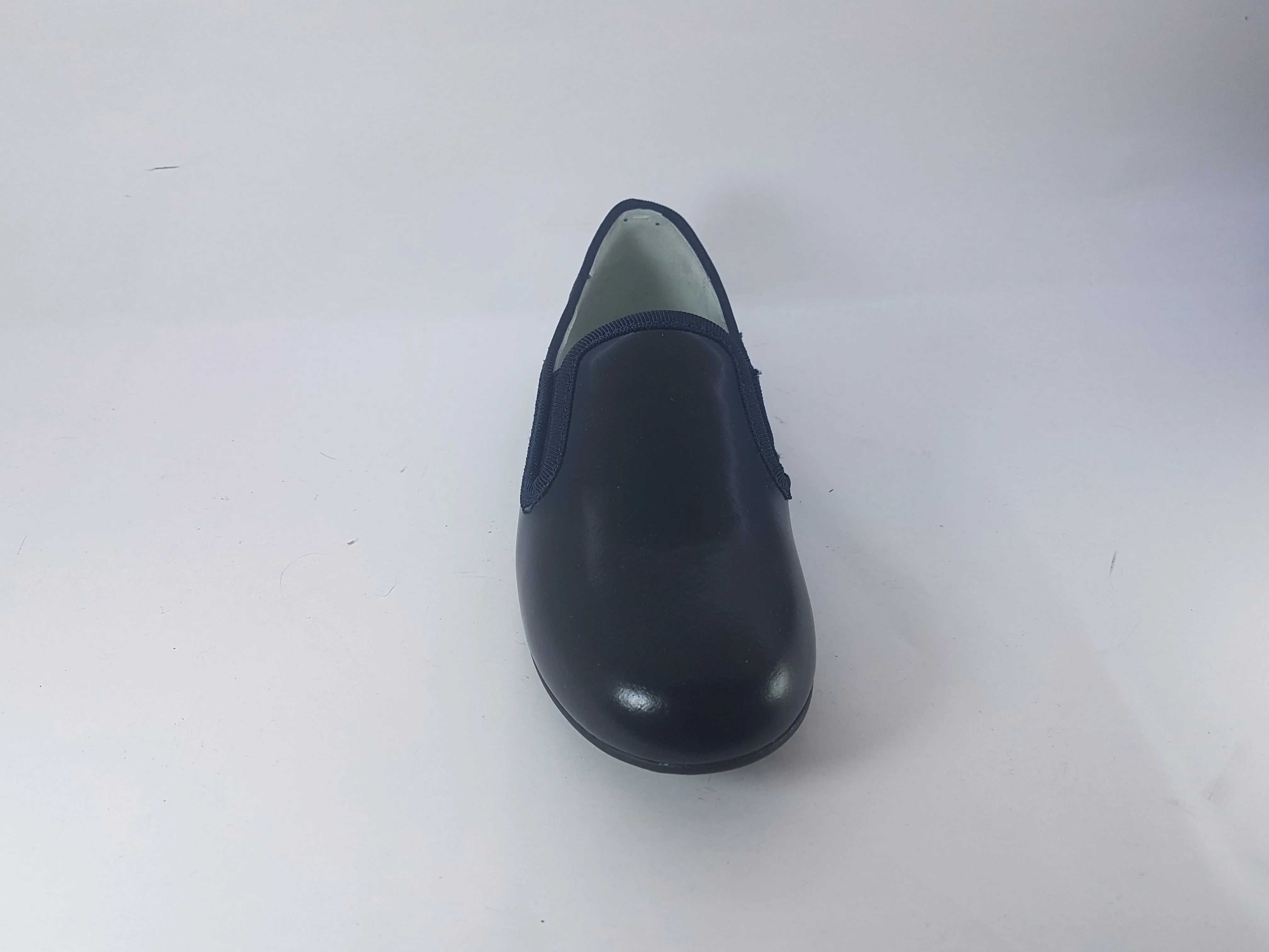 Shawn & Jeffery Navy Blue Leather Smoking Shoe