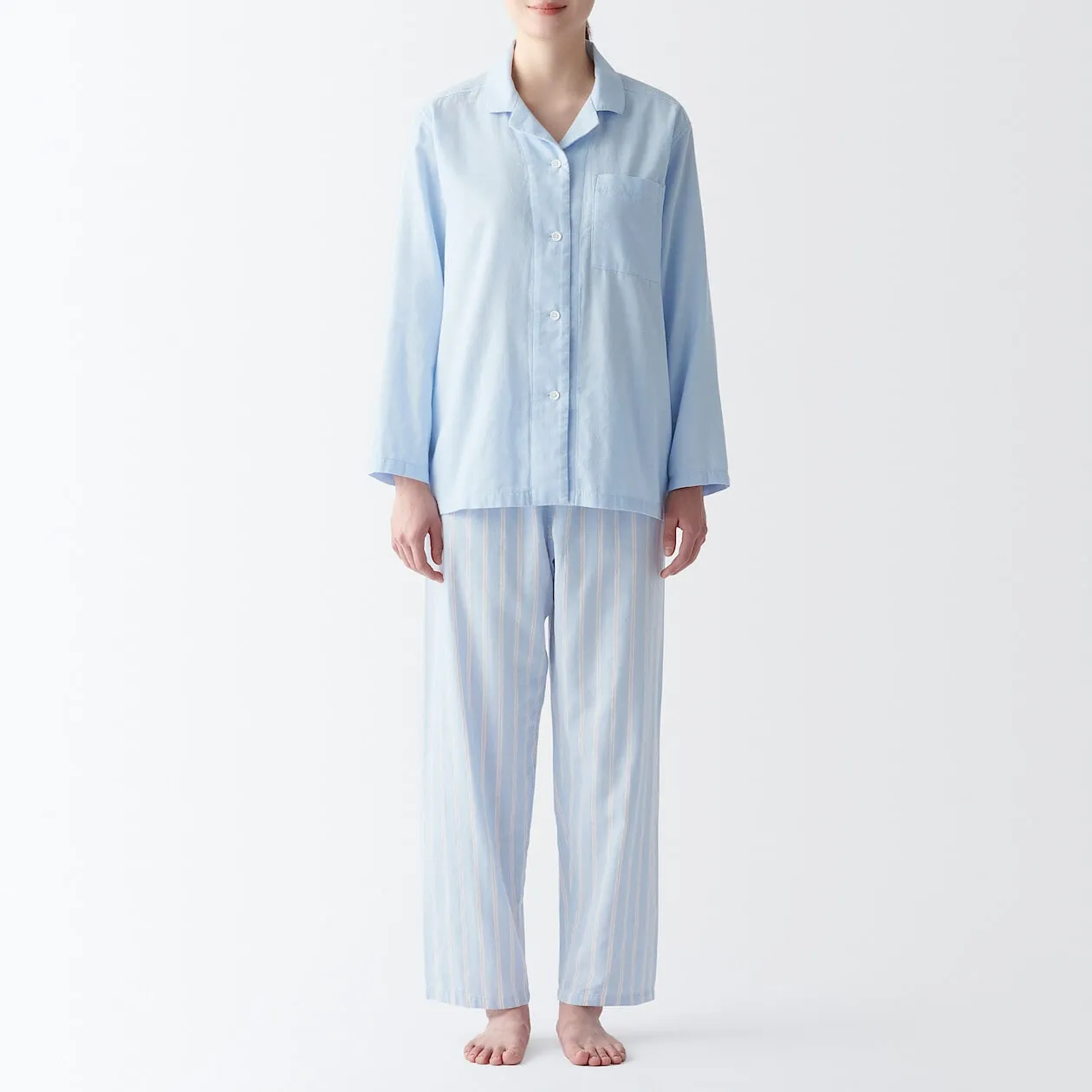 Side Seamless Double Gauze Pyjamas