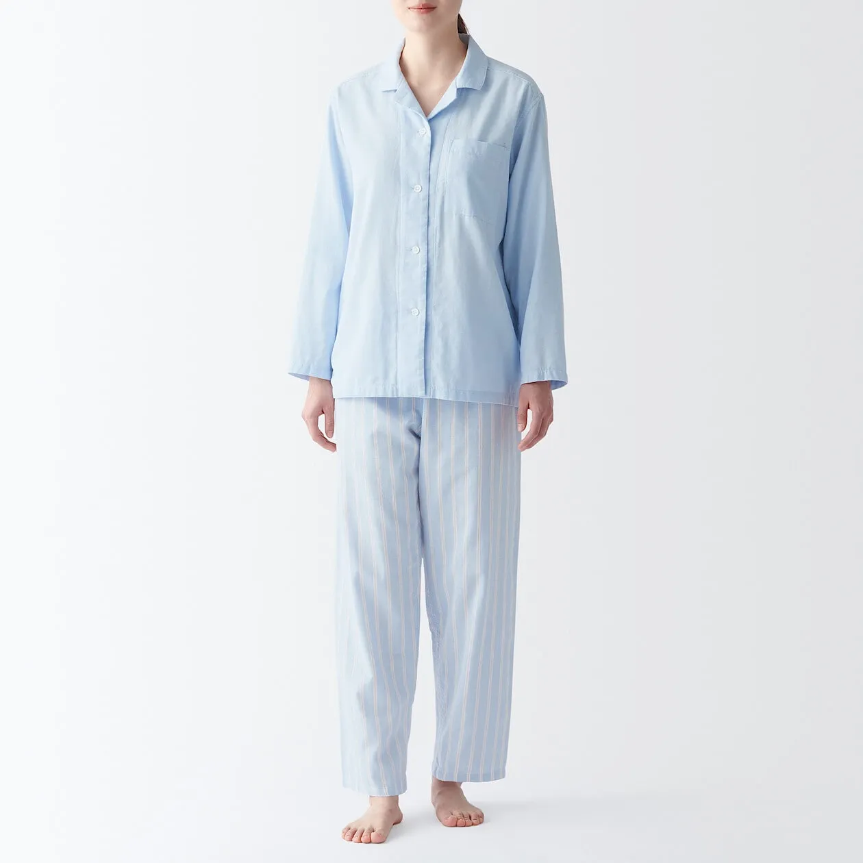 Side Seamless Double Gauze Pyjamas