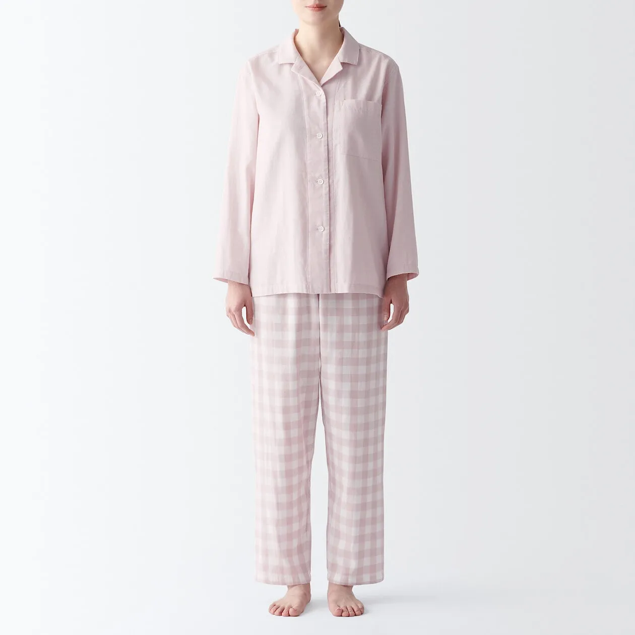 Side Seamless Double Gauze Pyjamas