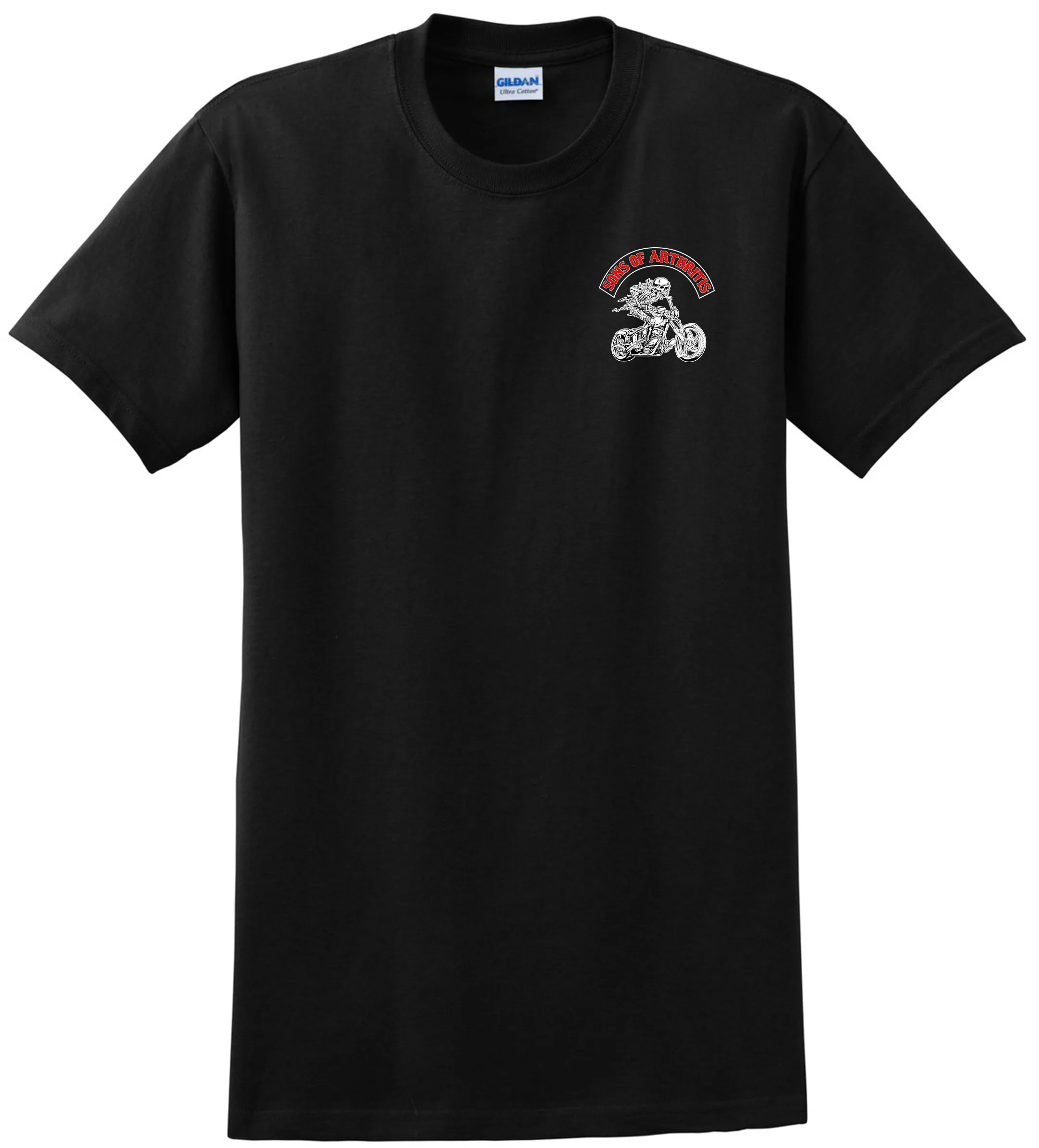 Sons of Arthritis Ruptured Disc Chapter Tee (Black)