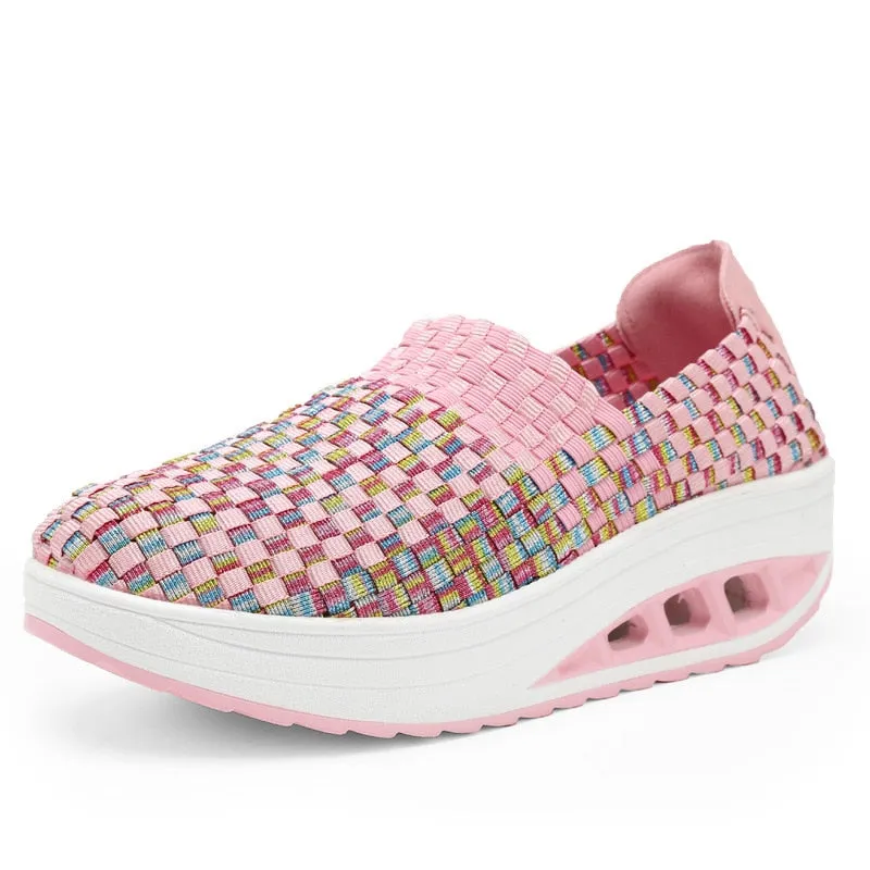 Spring Woven Multicolor Sneakers