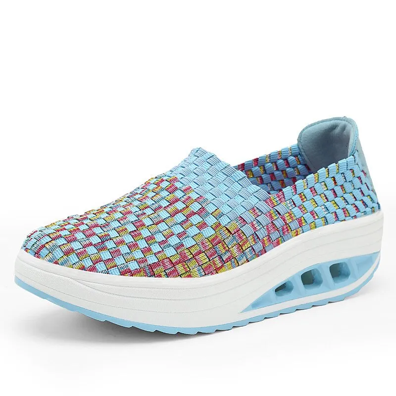 Spring Woven Multicolor Sneakers