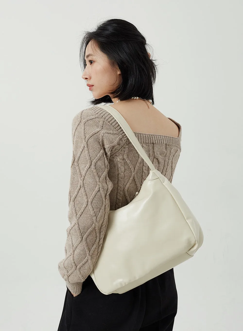 Square Zipper Shoulder Bag OJ311