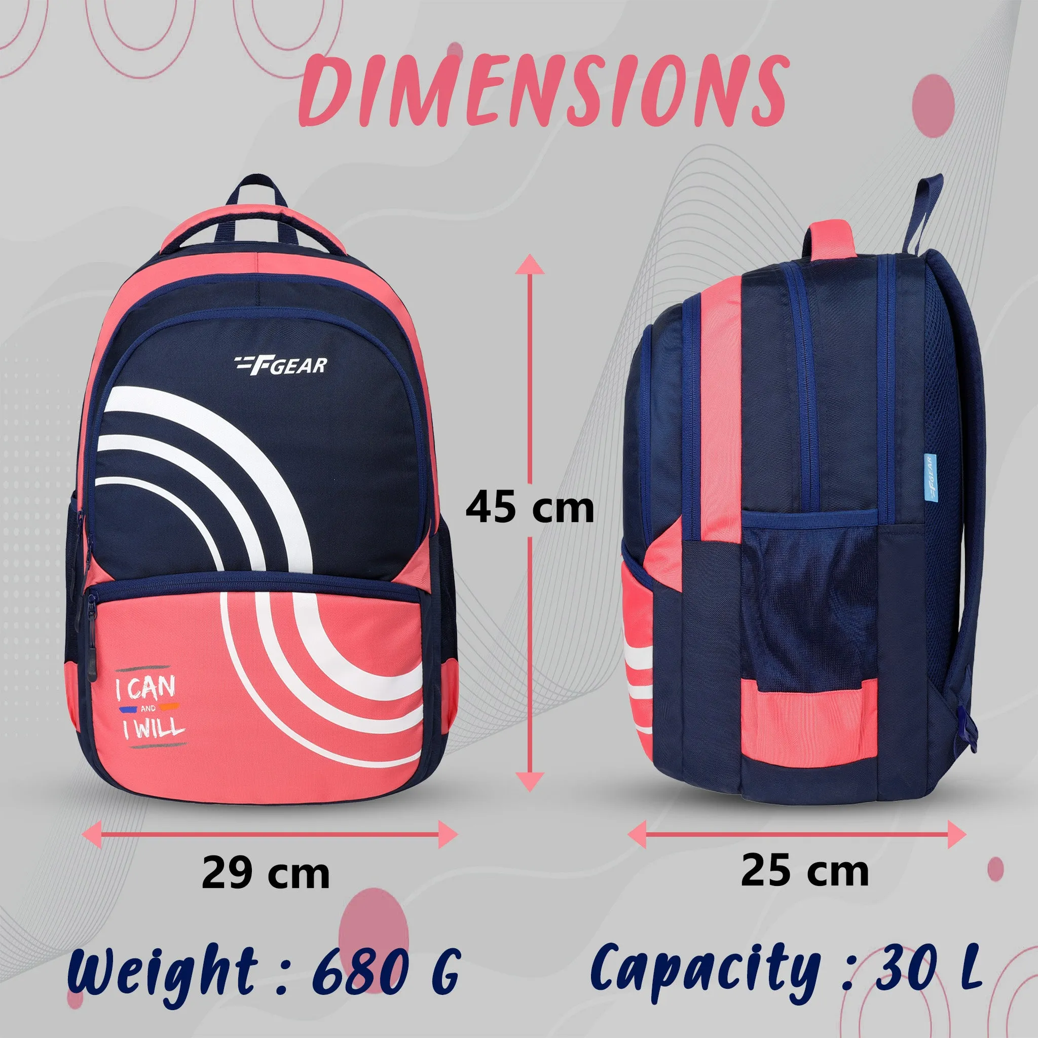 Surf 30L Navy Backpack