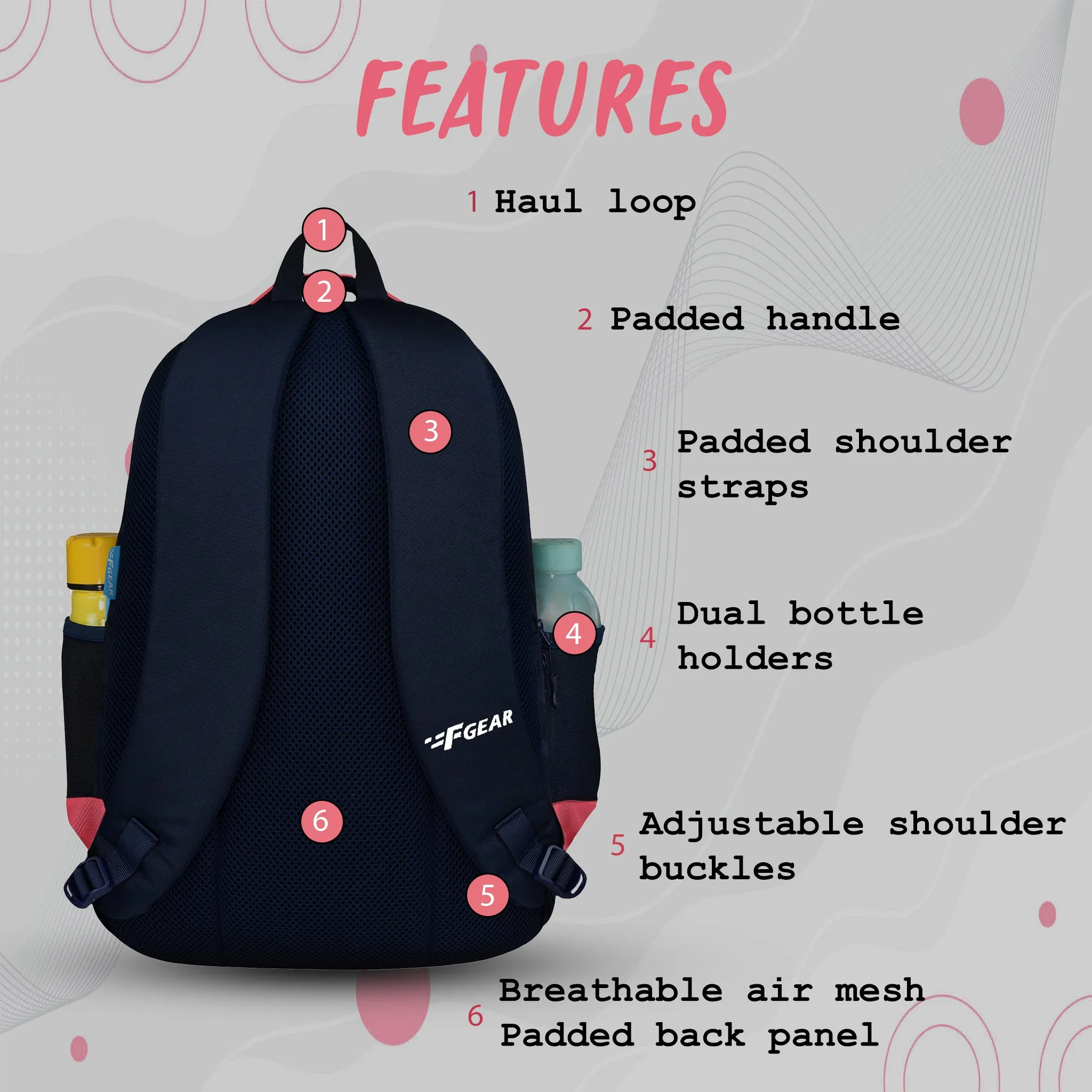 Surf 30L Navy Backpack