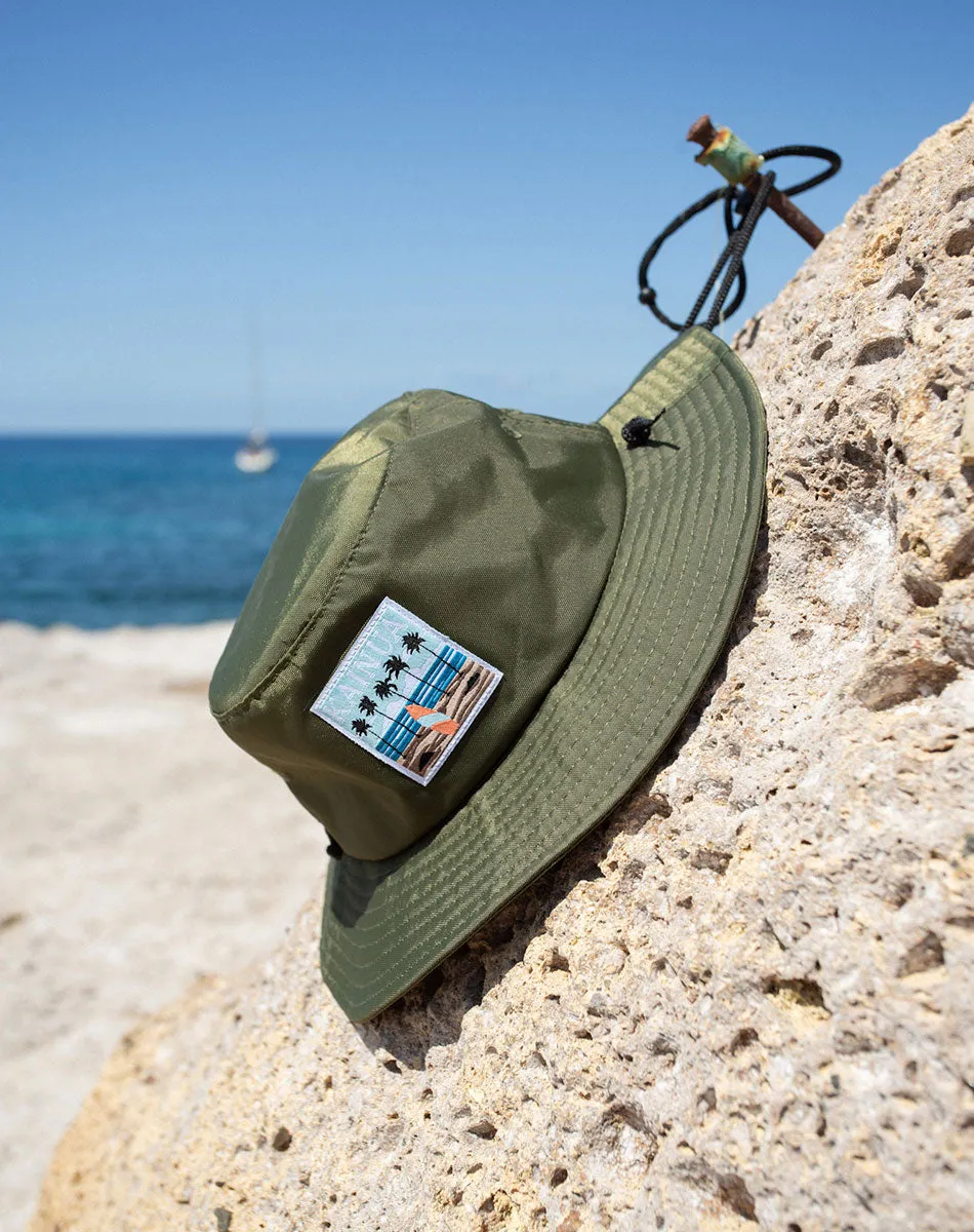 Surf Safari Hat green - Unisex