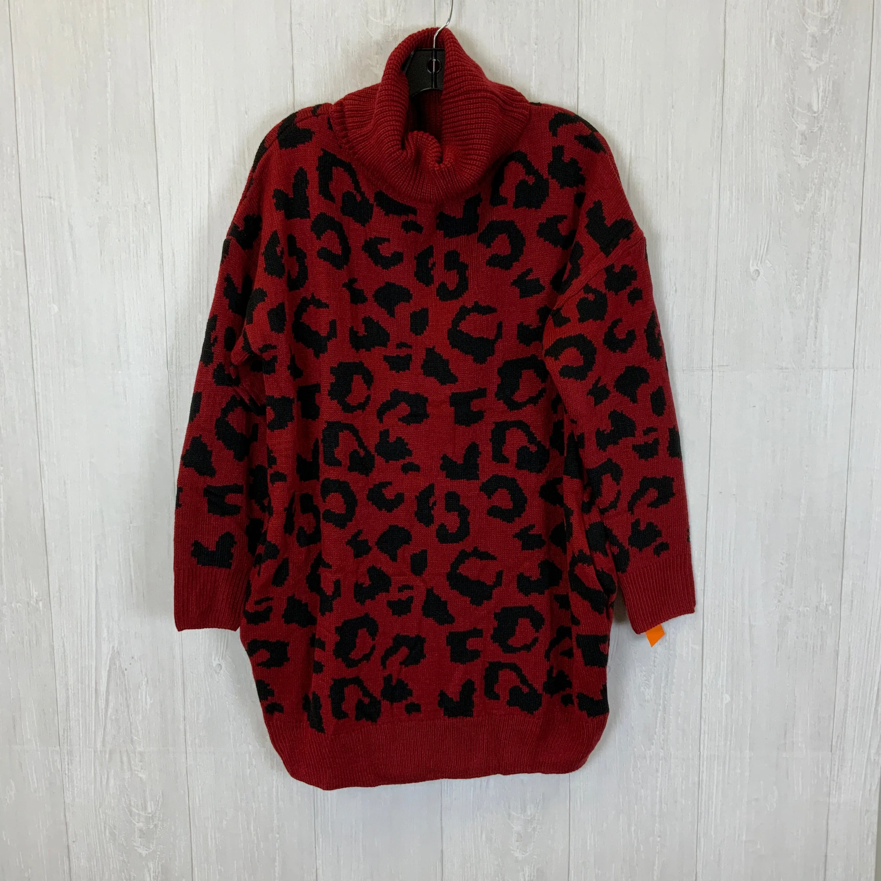 Sweater By Clothes Mentor In Leopard Print, Size: M