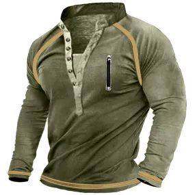 Sweatshirt Cotton Warm Pullover Training Men's Long Sleeve T-shirts