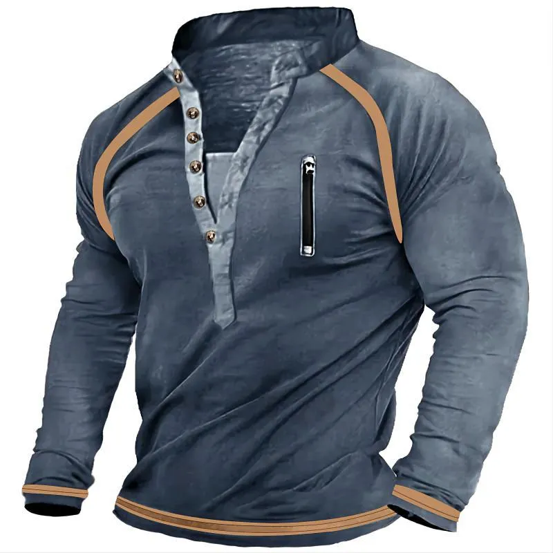 Sweatshirt Cotton Warm Pullover Training Men's Long Sleeve T-shirts