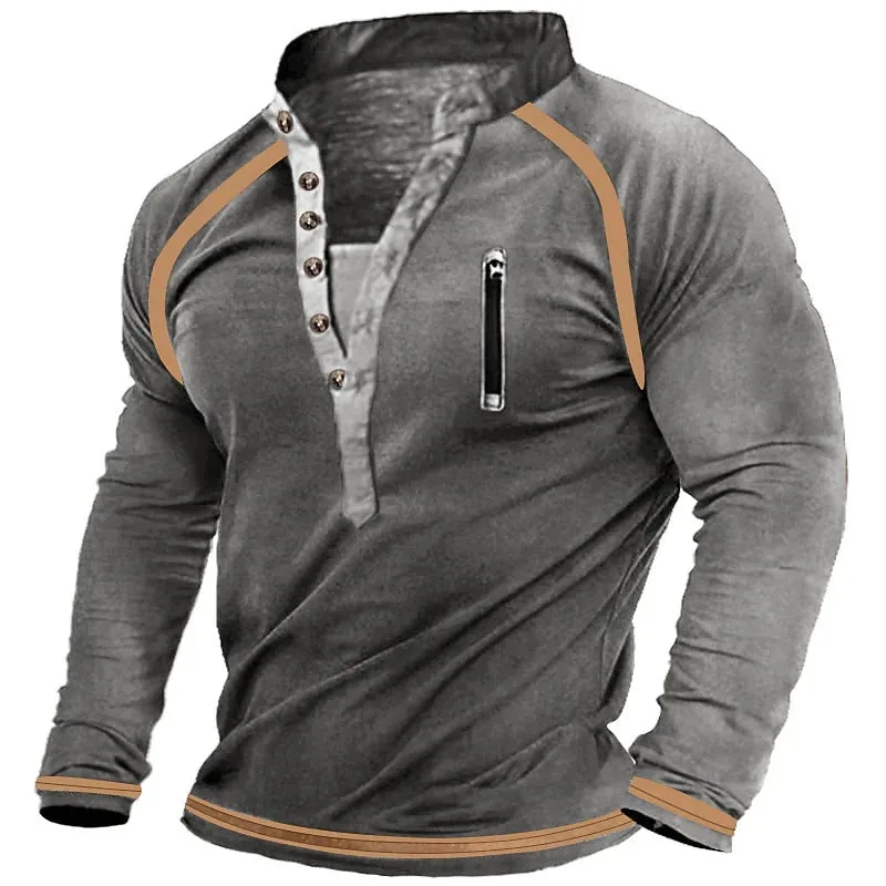 Sweatshirt Cotton Warm Pullover Training Men's Long Sleeve T-shirts