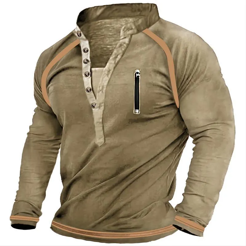 Sweatshirt Cotton Warm Pullover Training Men's Long Sleeve T-shirts