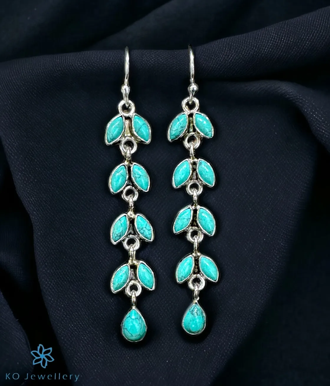 The Akshiti Silver Gemstone Earrings