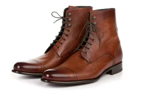 The Jackman Cap-Toe Boot - Havana Brown