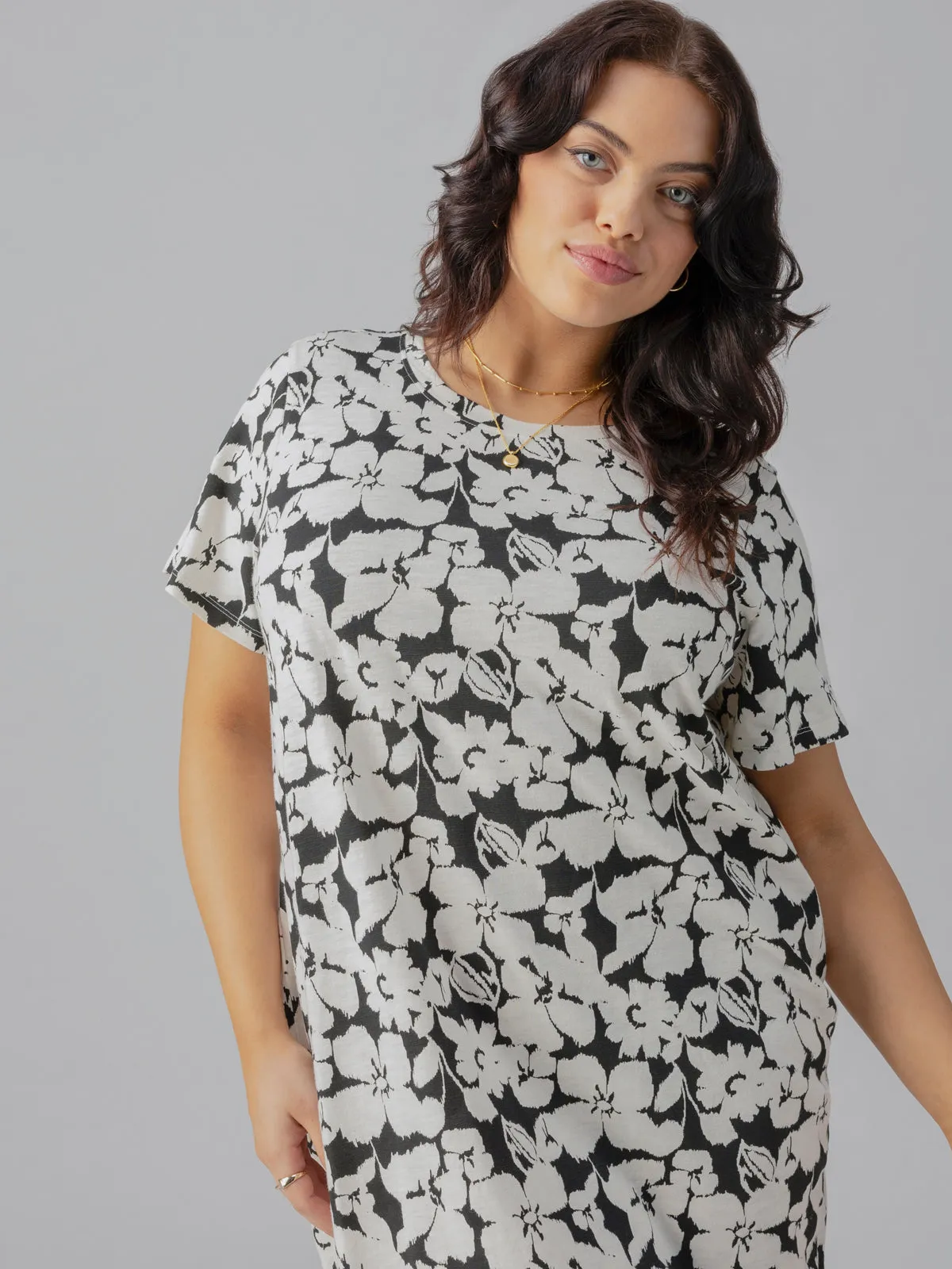 The Only One T-Shirt Dress Echo Blooms Inclusive Collection