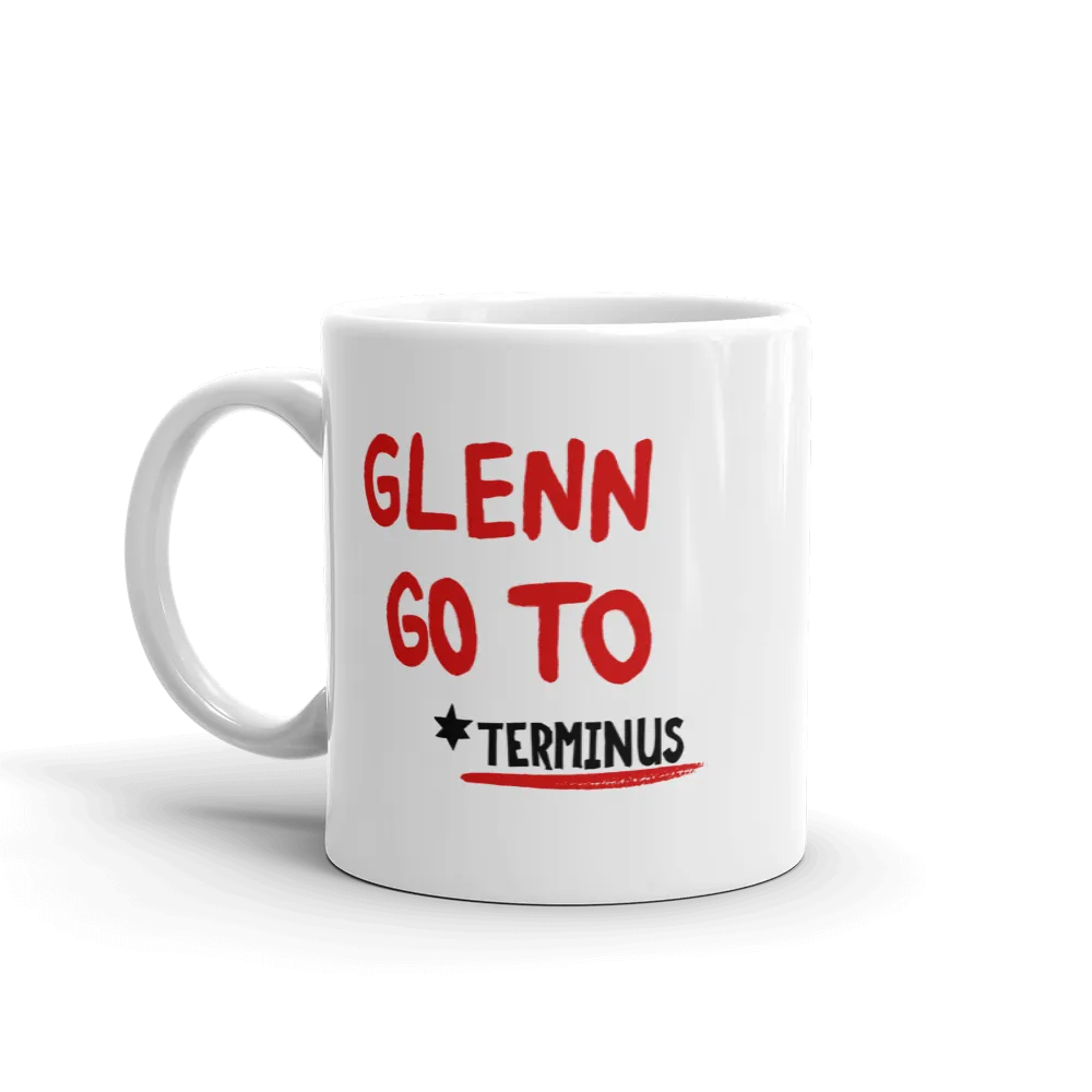 The Walking Dead Go To Terminus White Mug