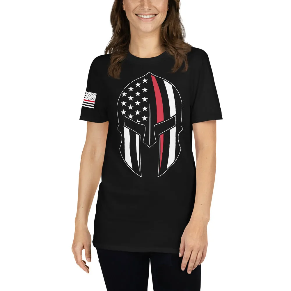 Thin Red Line Spartan Short-Sleeve Unisex T-Shirt