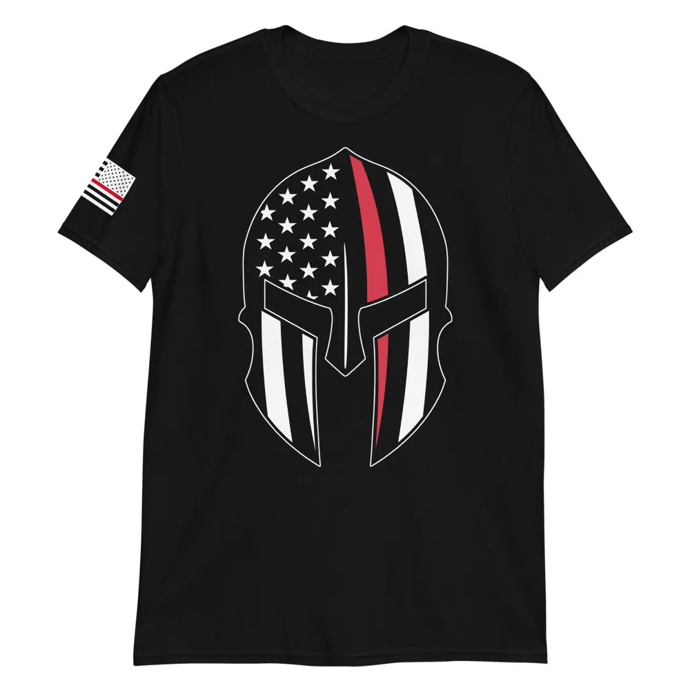 Thin Red Line Spartan Short-Sleeve Unisex T-Shirt