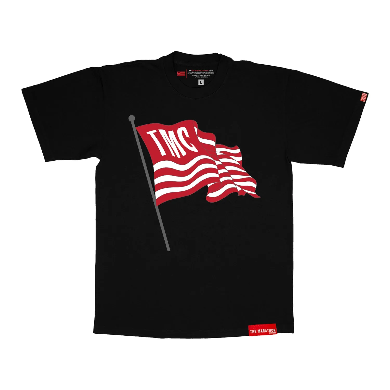 TMC Flag Post T-Shirt - Black