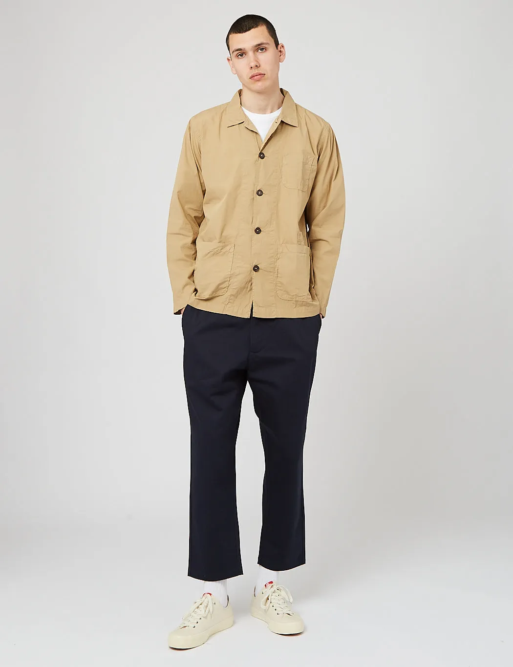 Universal Works Bakers Overshirt - Sand