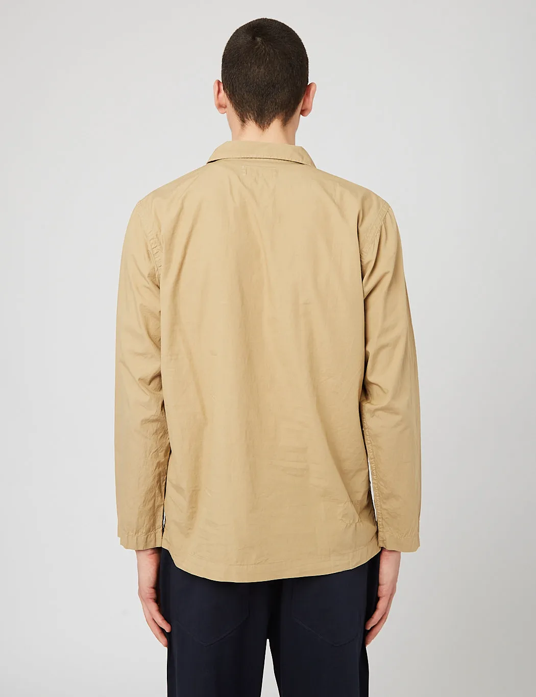 Universal Works Bakers Overshirt - Sand