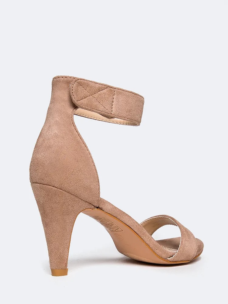 Velcro Ankle Strap Heel