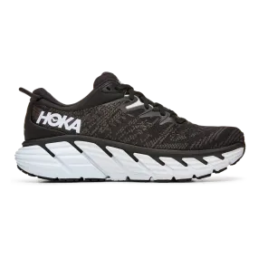 Women's Hoka One One Gaviota 4, Black/White, 7 D Wide